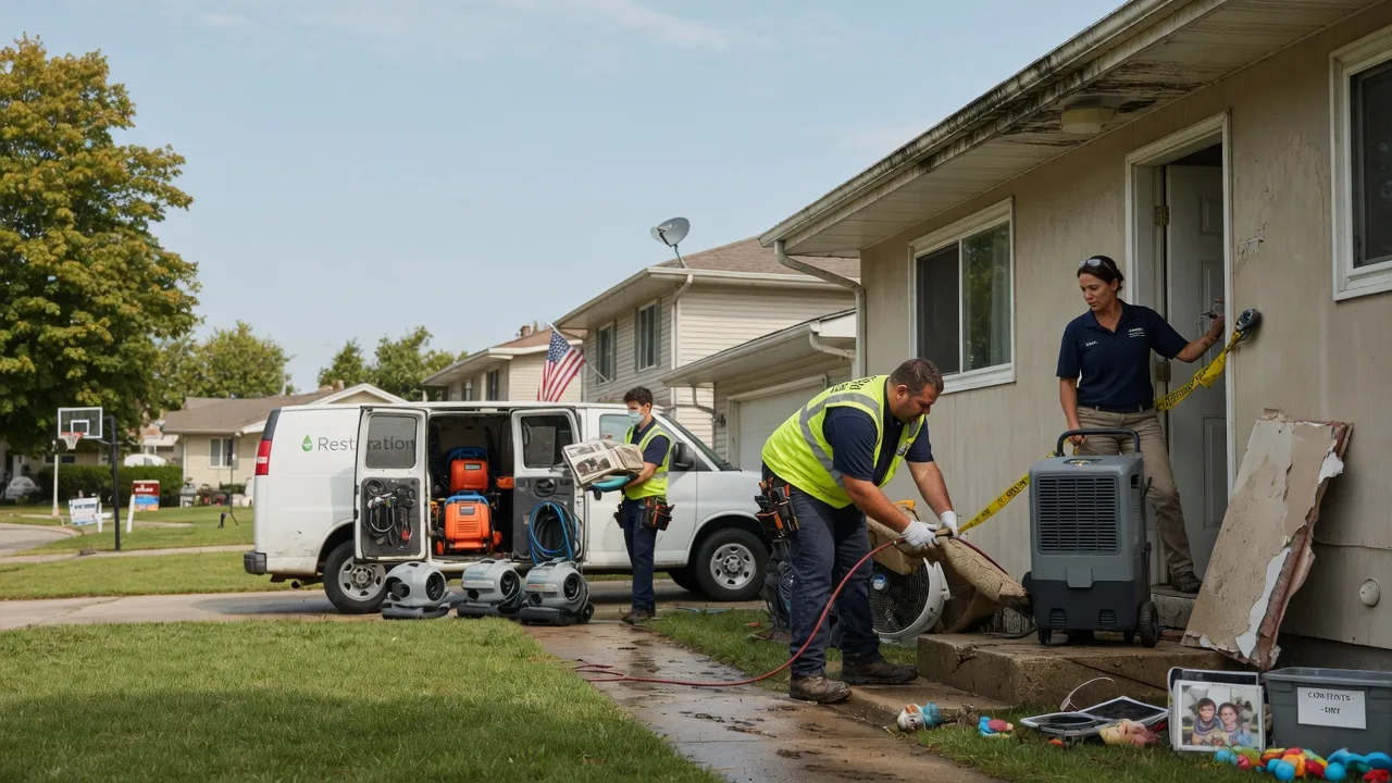 Water Damage Restoration in Max, ND near me